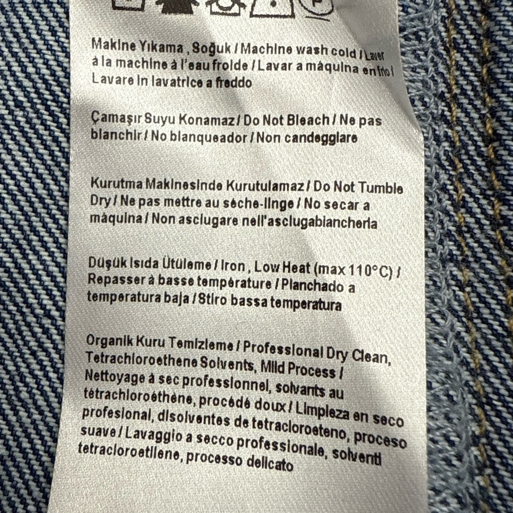 Exquise Aleron Wide Leg Jeans Womens 6 High Rise Button Sailor Blue Denim - Picture 6 of 12